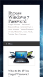 Mobile Screenshot of bypasswindows7password.net